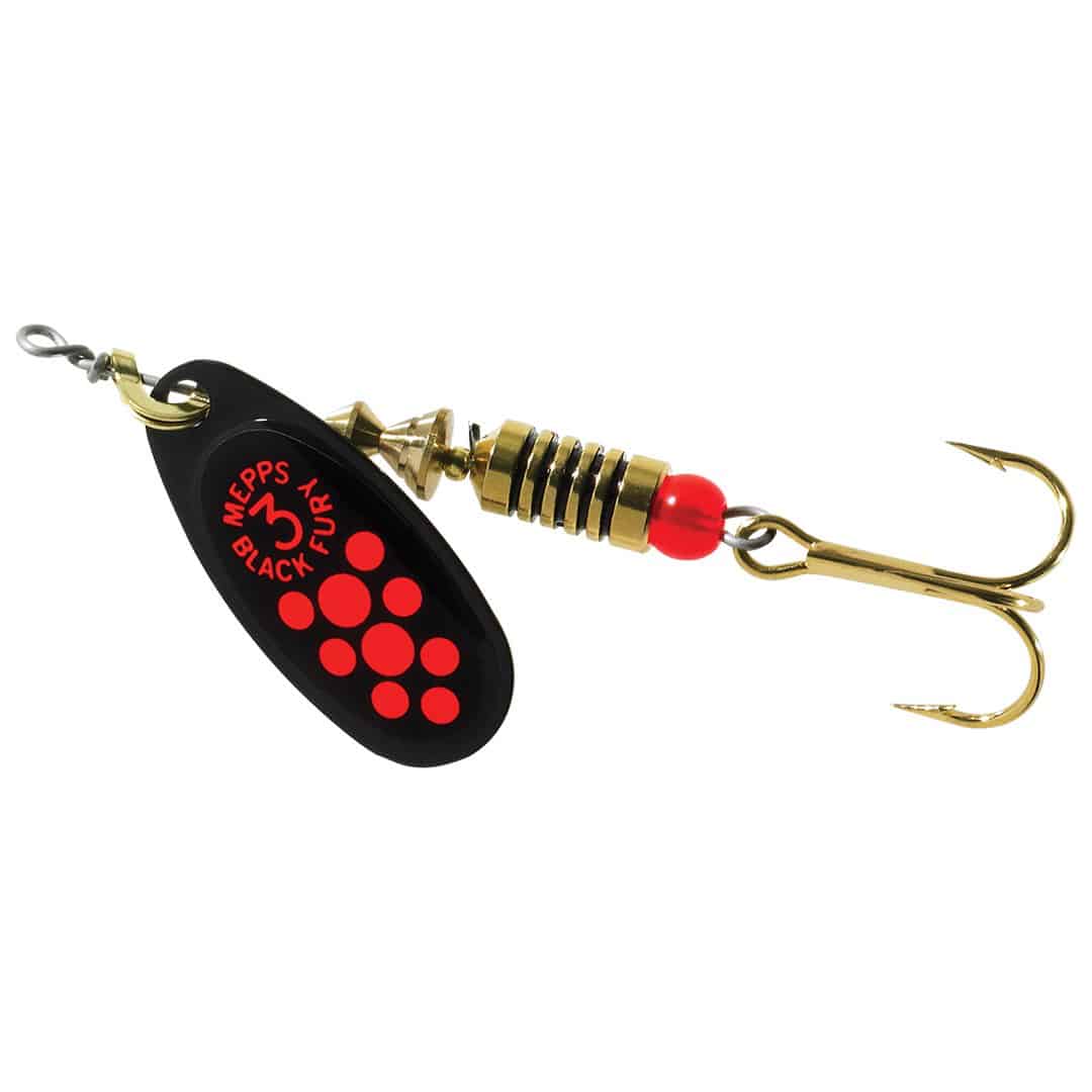 Mepps Black Fury Plain Treble