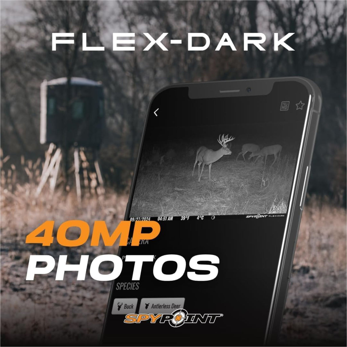 Spypoint Flex-Dark Twin Pack Cellular Trail Camera, 40MP