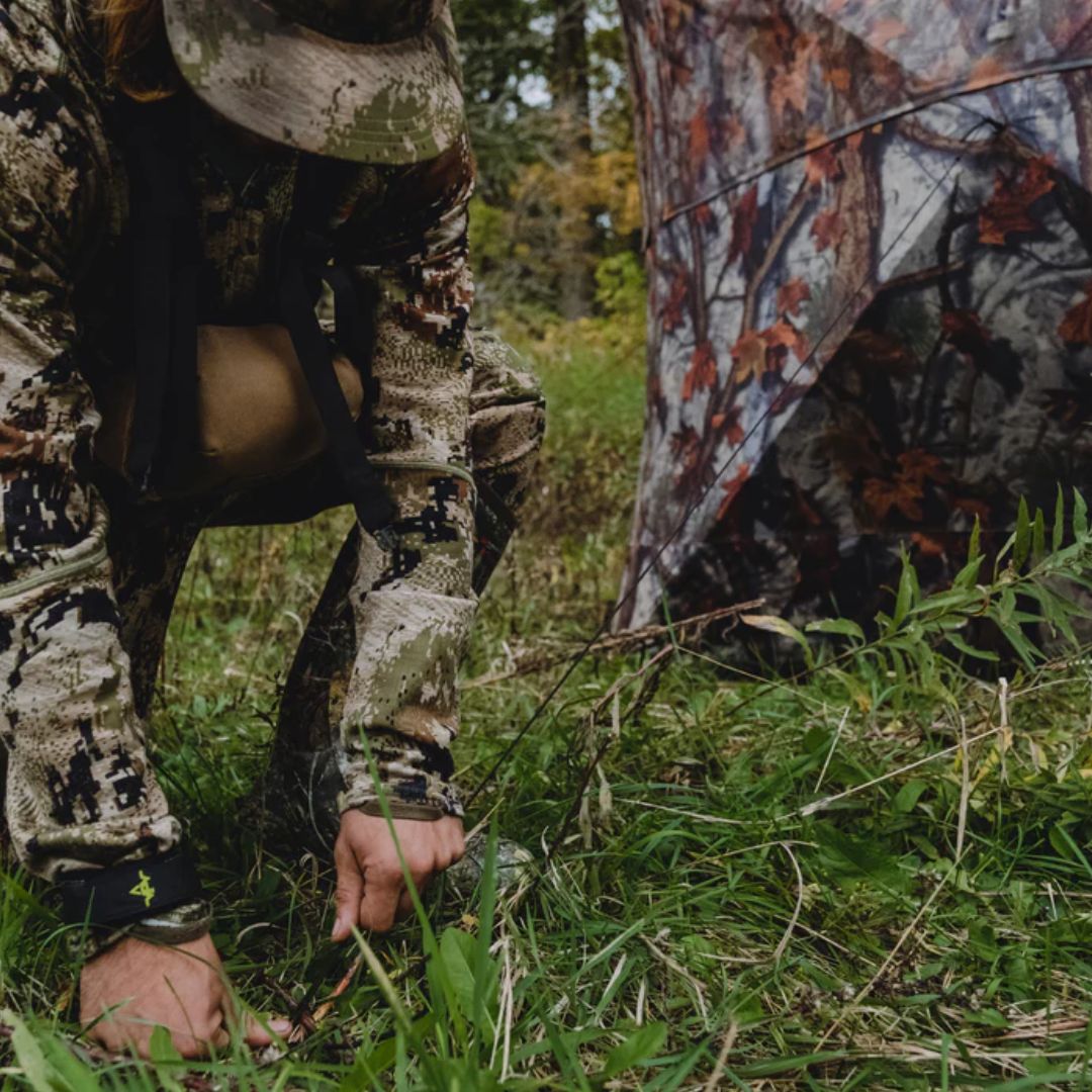 Barronett Grounder 350 Ground Hub Blind Blood Trail Camo