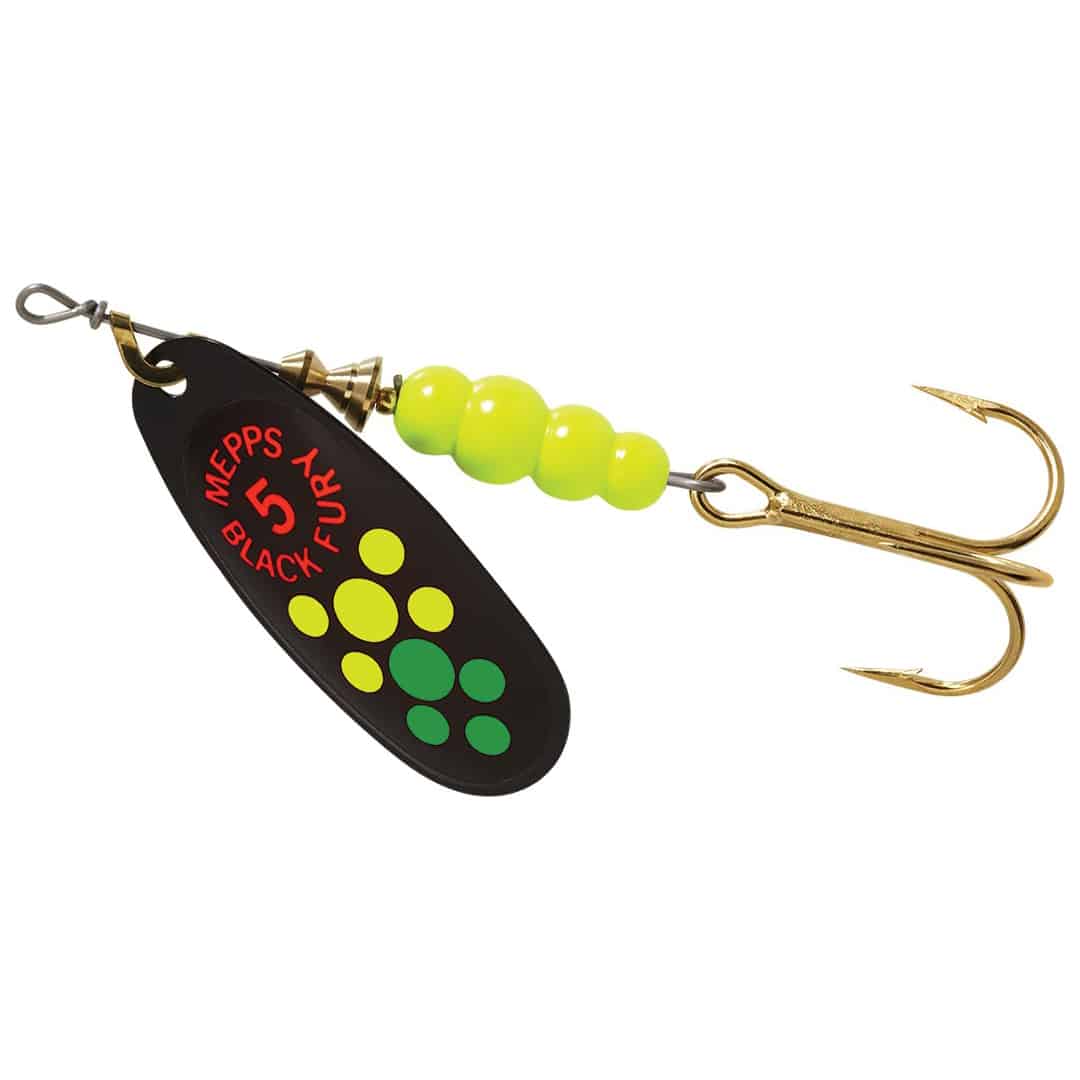 Mepps Black Fury Plain Treble