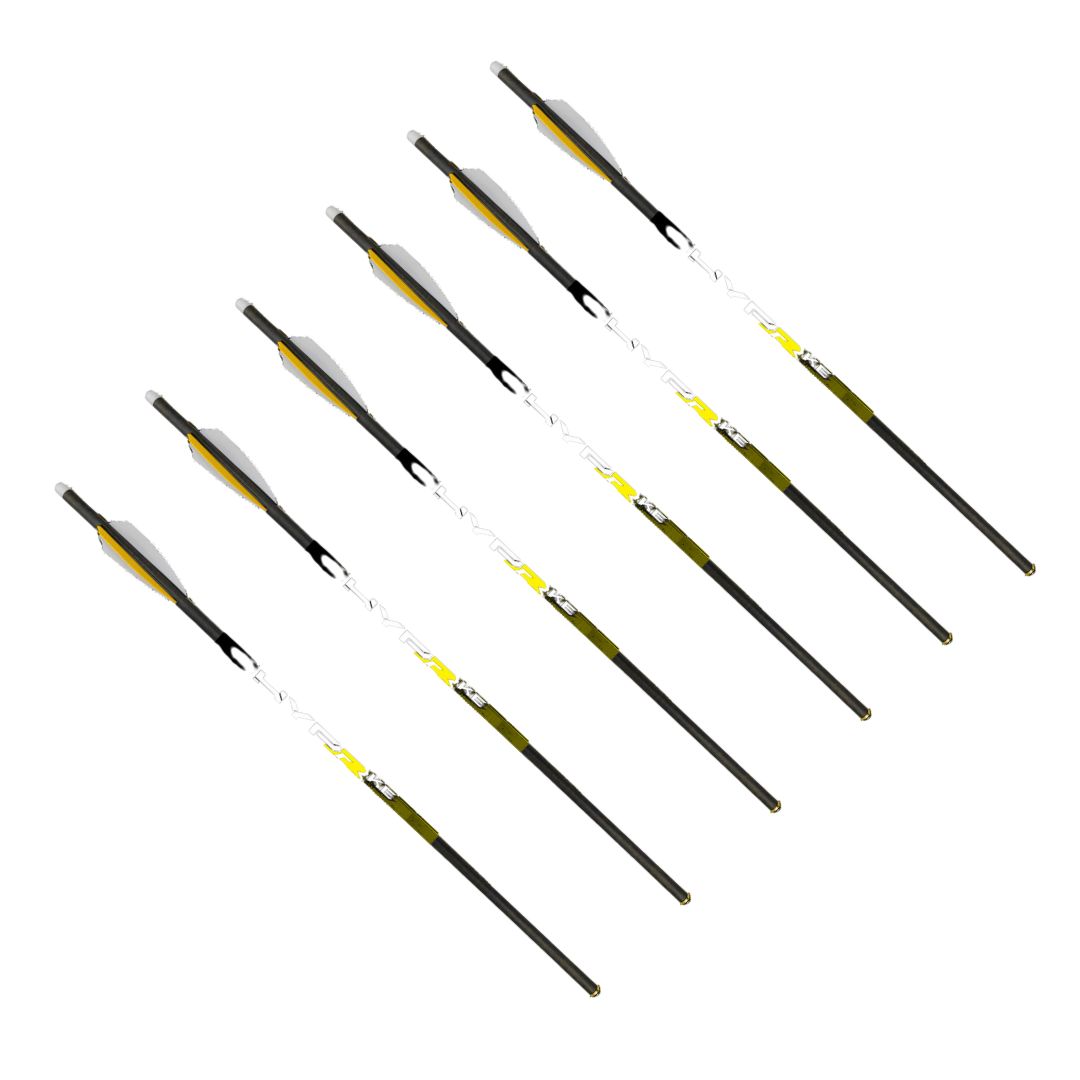 Killer Instinct 20" Hyper KE Crossbow Bolts - 6pk