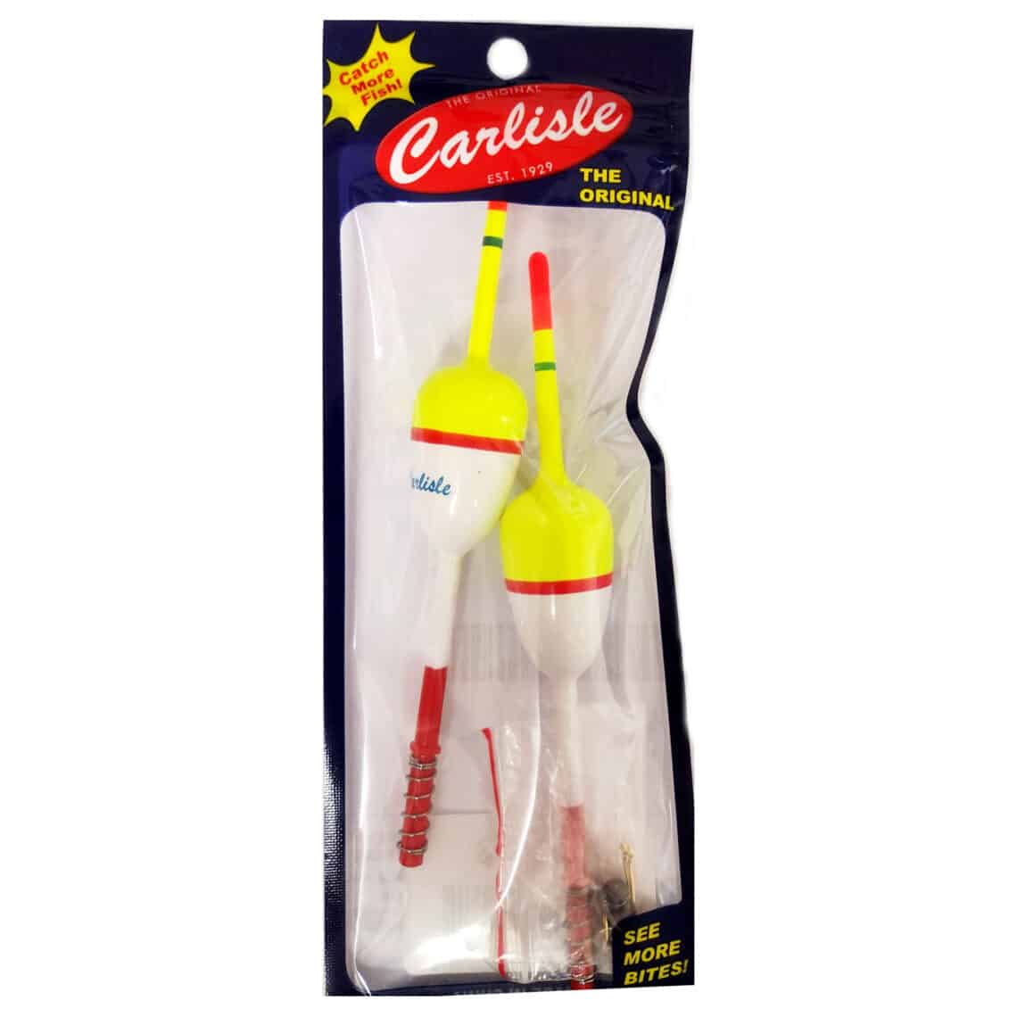 Carlisle Spring-Lok Floats w/Hooks and Sinkers Set of 2