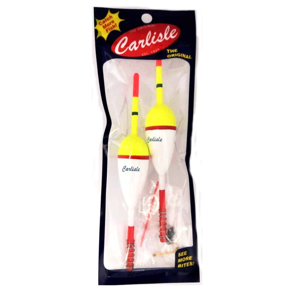 Carlisle Spring-Lok Floats w/Hooks and Sinkers Set of 2