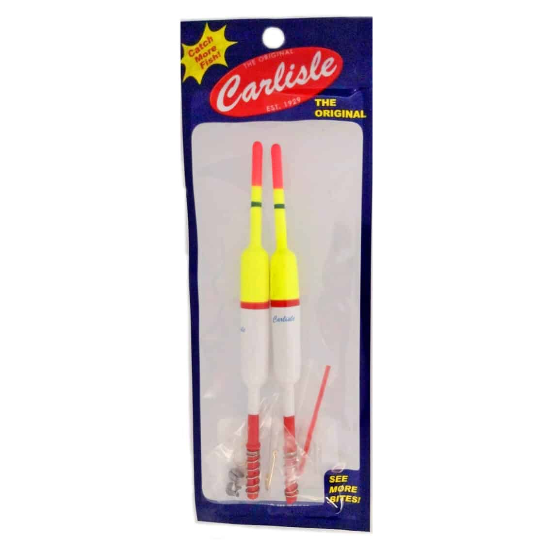 Carlisle Spring-Lok Floats w/Hooks and Sinkers Set of 2