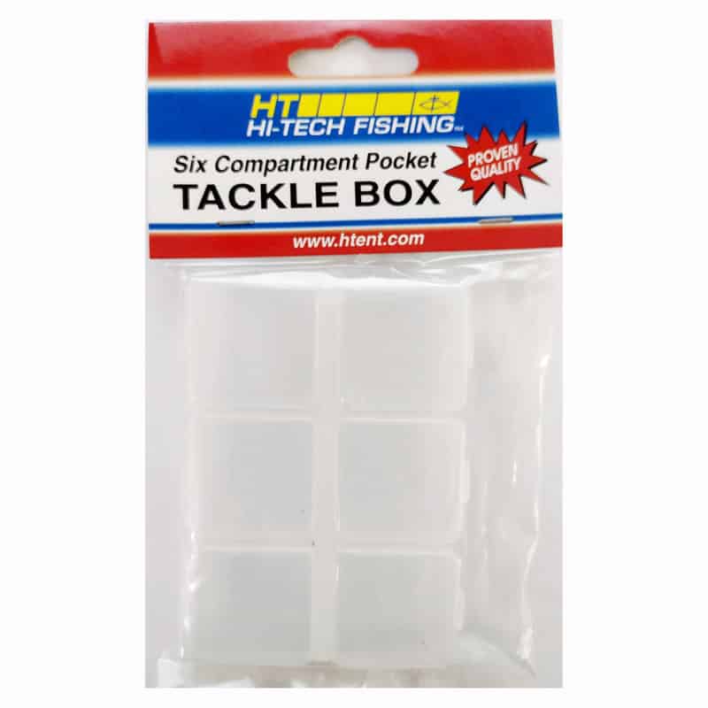 HT Enterprises 6 Compartment Pocket Tackle Box