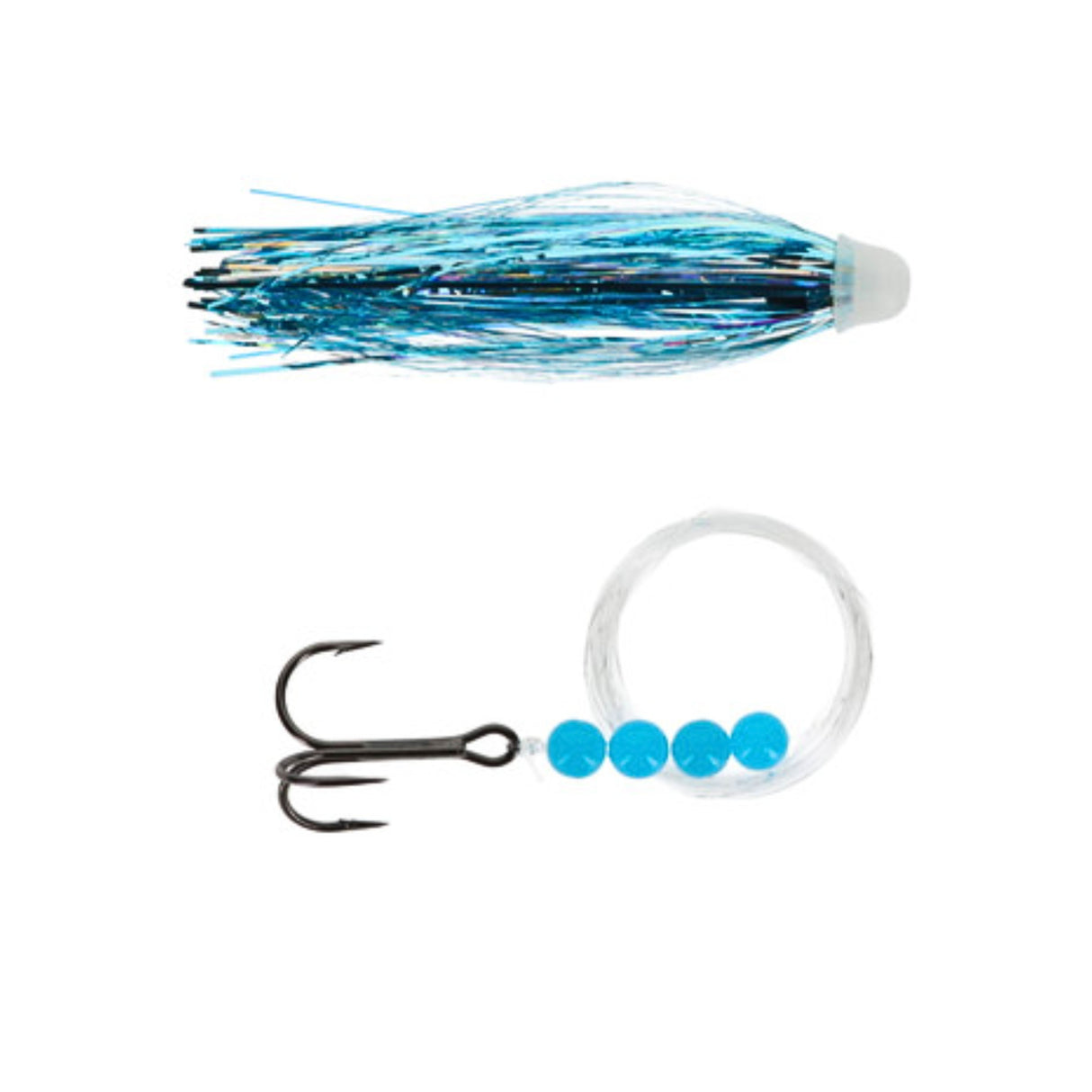 Ice Strong Too Strong Trolling Flies - UV Blue Ice