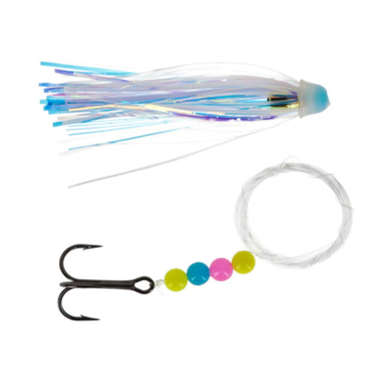 Ice Strong Too Strong Trolling Flies - UV Wonderbread Mirage