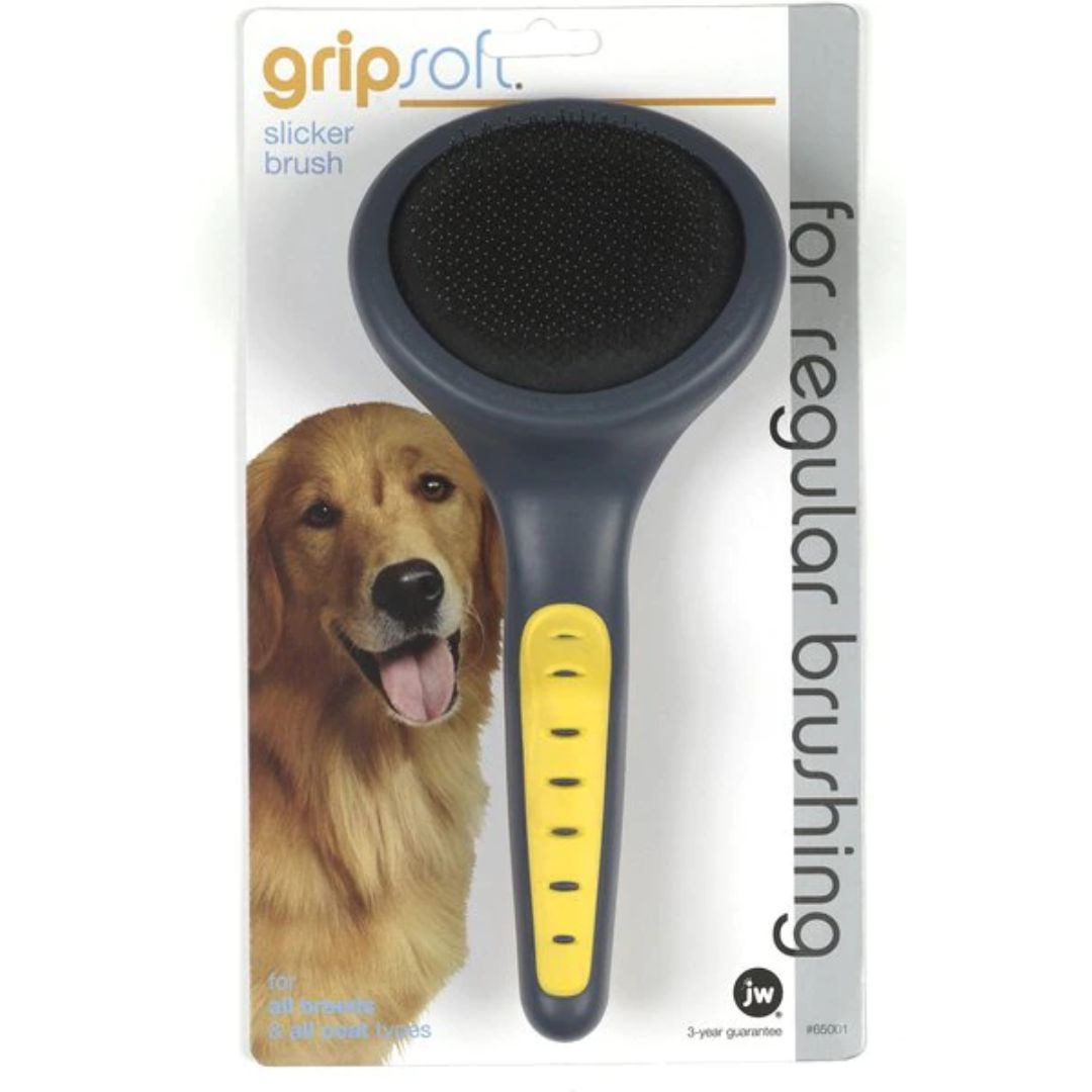 JW Gripsoft Large Slicker Brush w/ Soft Pins