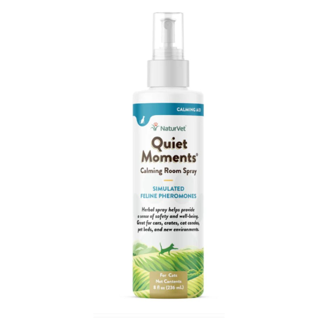 NaturVet Quiet Moments Herbal Calming Spray - Feline