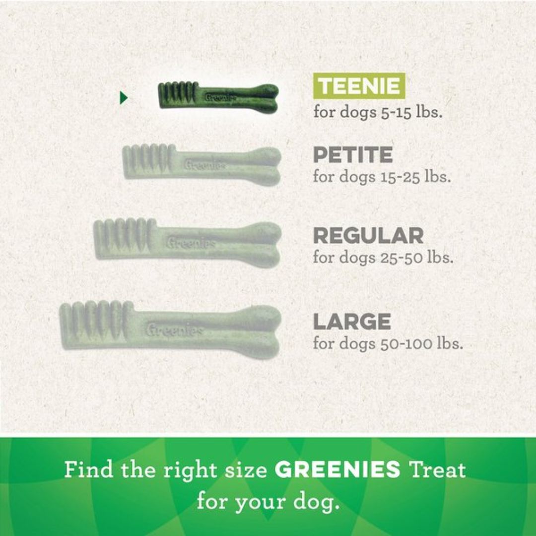 Greenies Mini-Treat Pak Teenie 22ct, 6oz