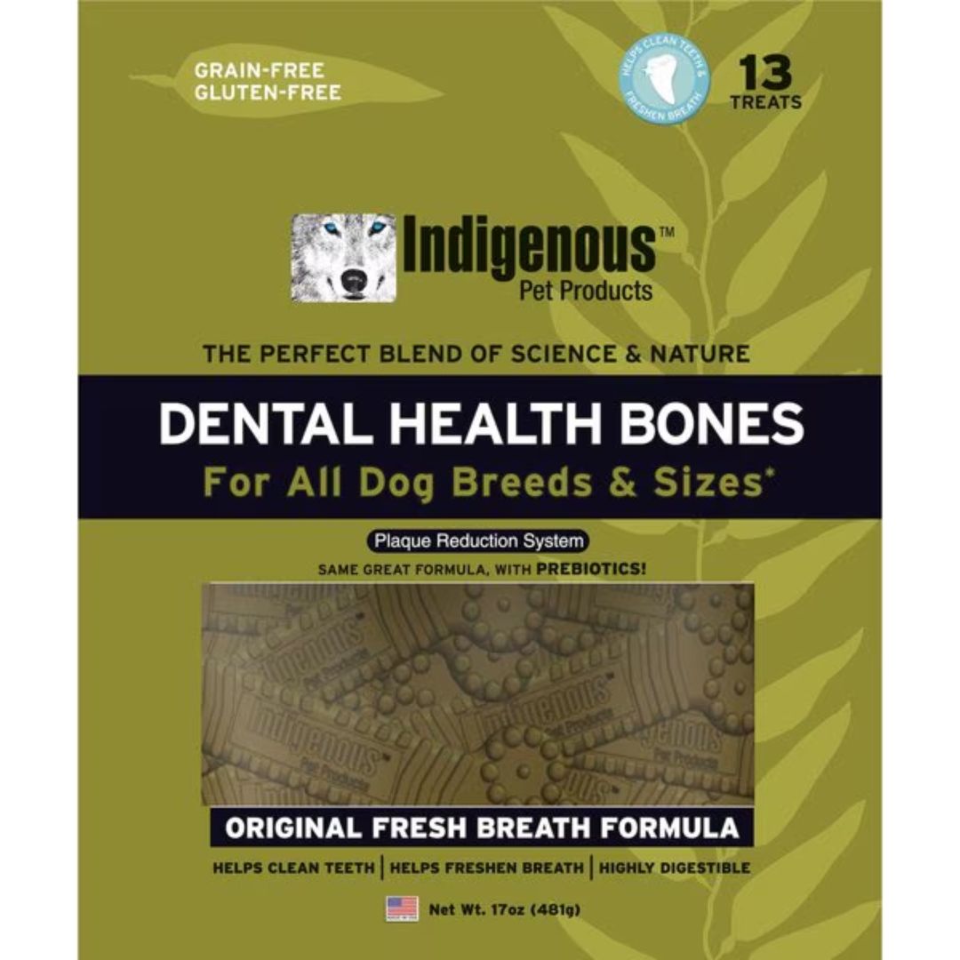 Indigenous Dental Health Bones Lg Roasted Chicken Flavor 17oz