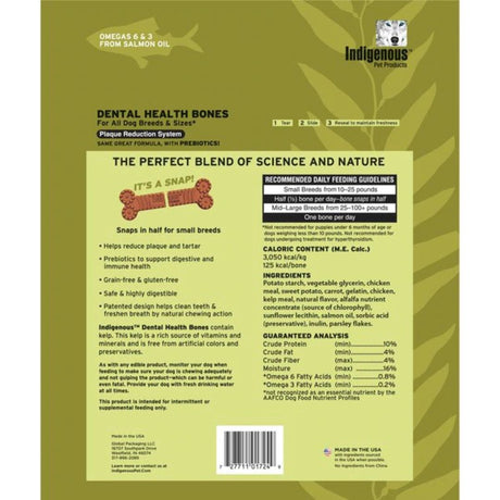 Indigenous Dental Health Bones Lg Original Fresh Breath 17oz