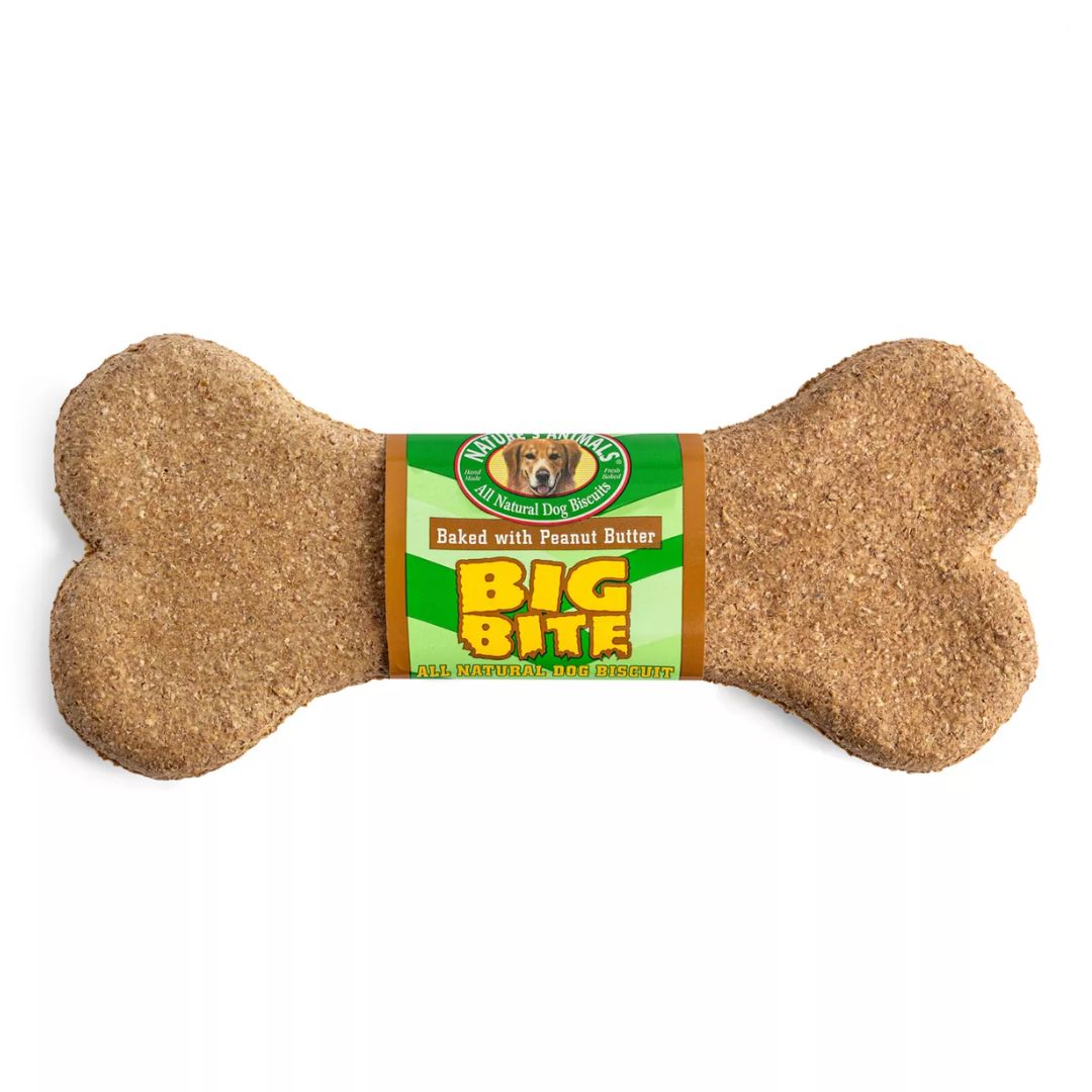 Nature's Animals Big Bite Biscuit Peanut Butter 8"