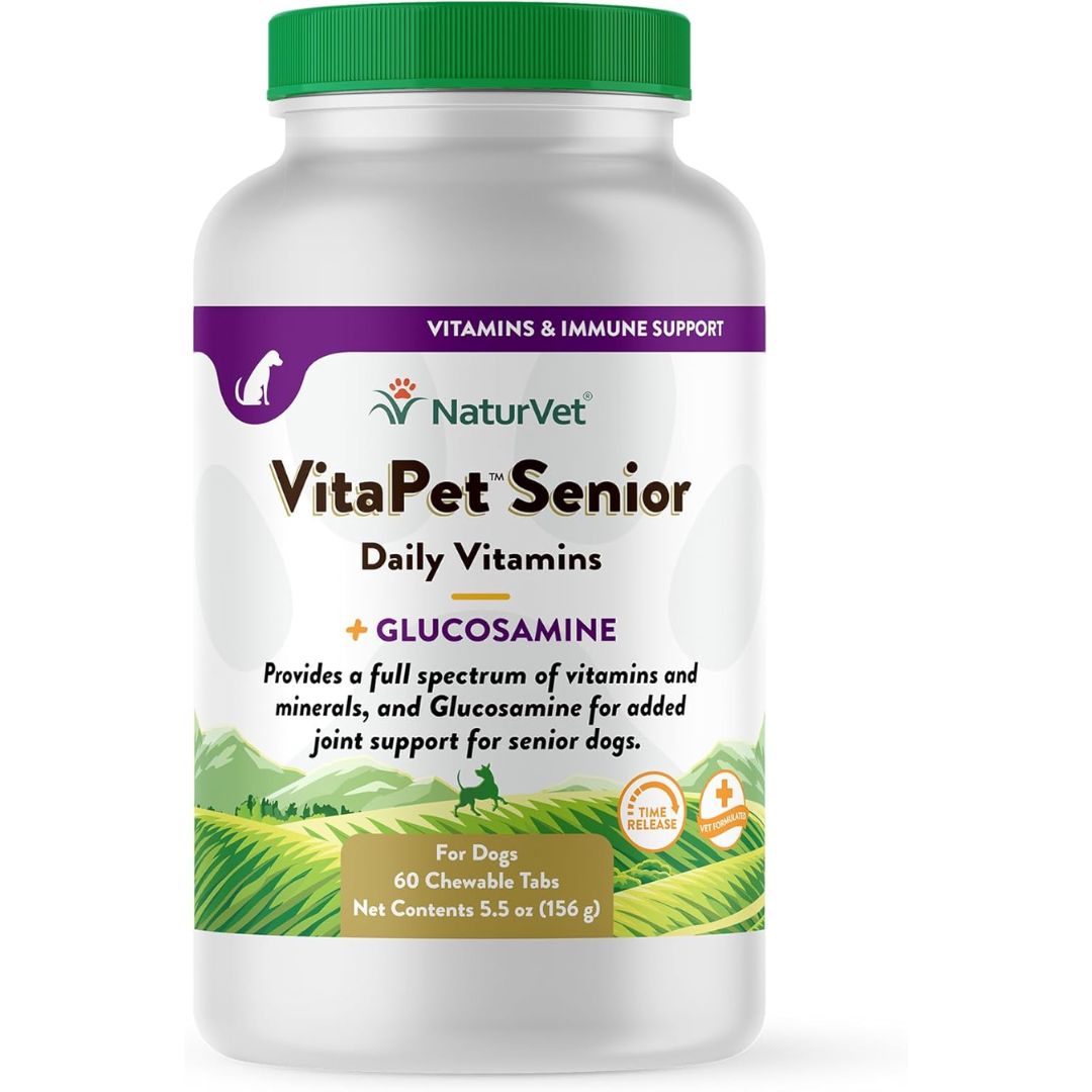 VitaPet Senior Plus Glucosamine Tablets - Time Release