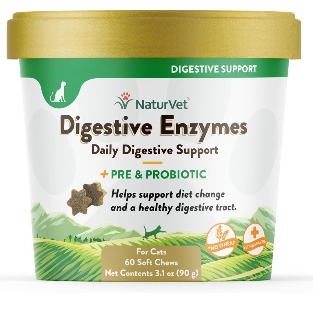 NaturVet Digestive Enzymes Soft Chew - Cup