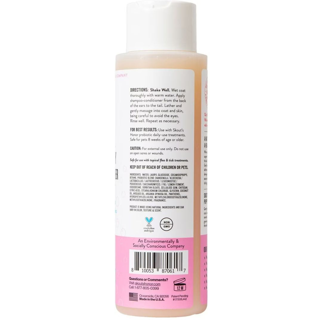 Skout's Honor Probiotic Shampoo+Conditioner Happy Puppy 16oz