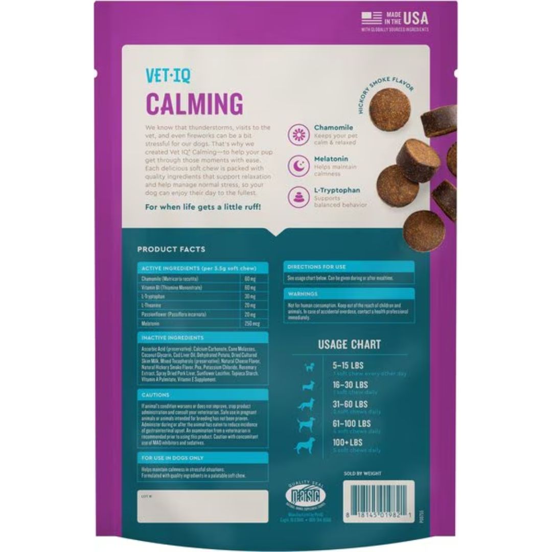 VetIQ Calming Chew Dog Chews 60ct