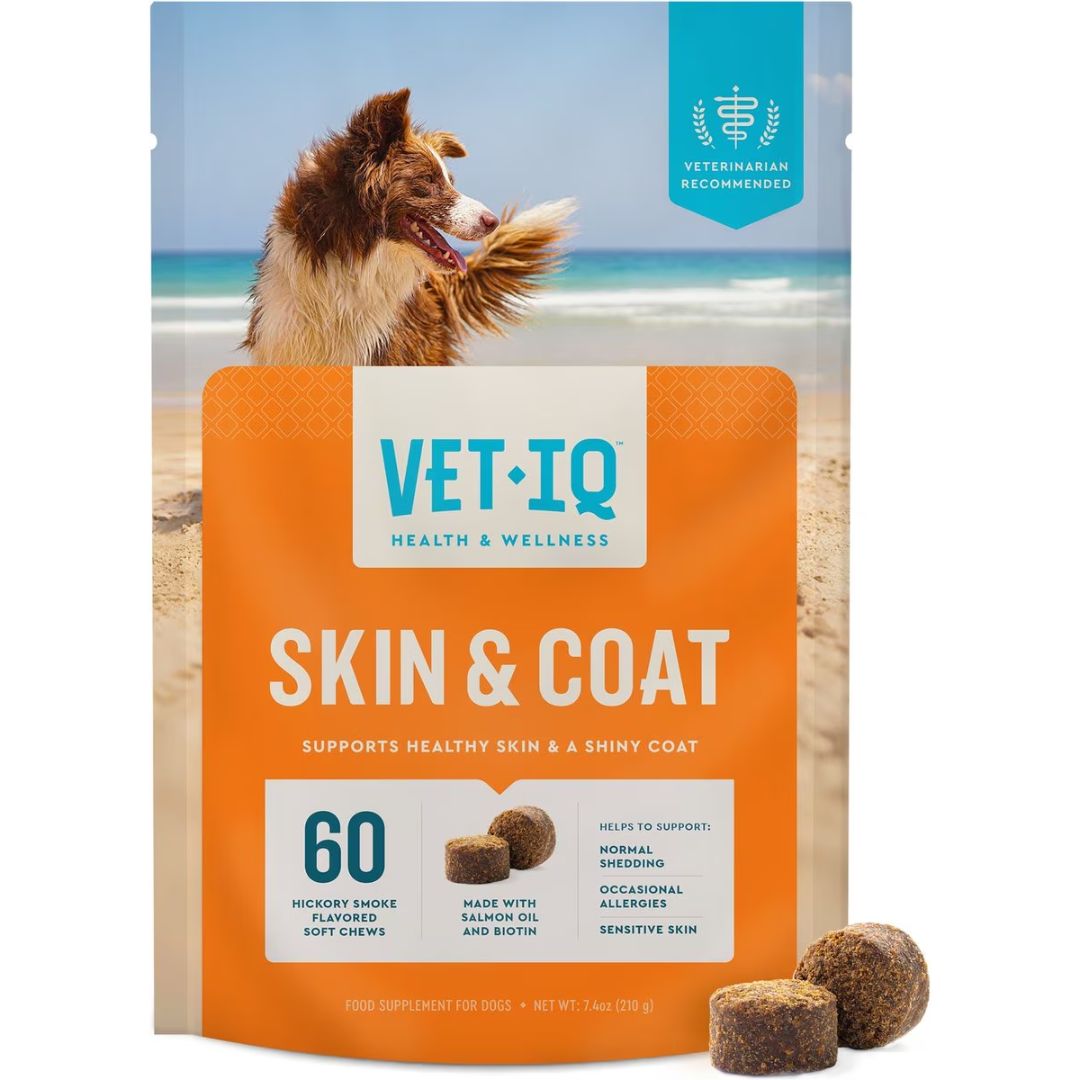 VetIQ Skin & Coat Dog Chews 60ct