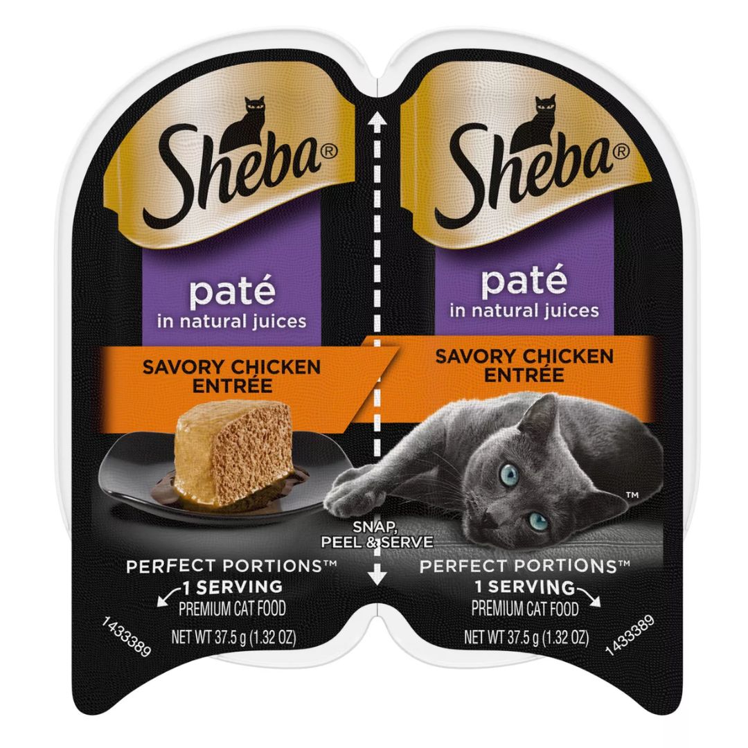 Sheba Perfect Portions Cat Premium Pate Chicken Entree Wet 2.65oz