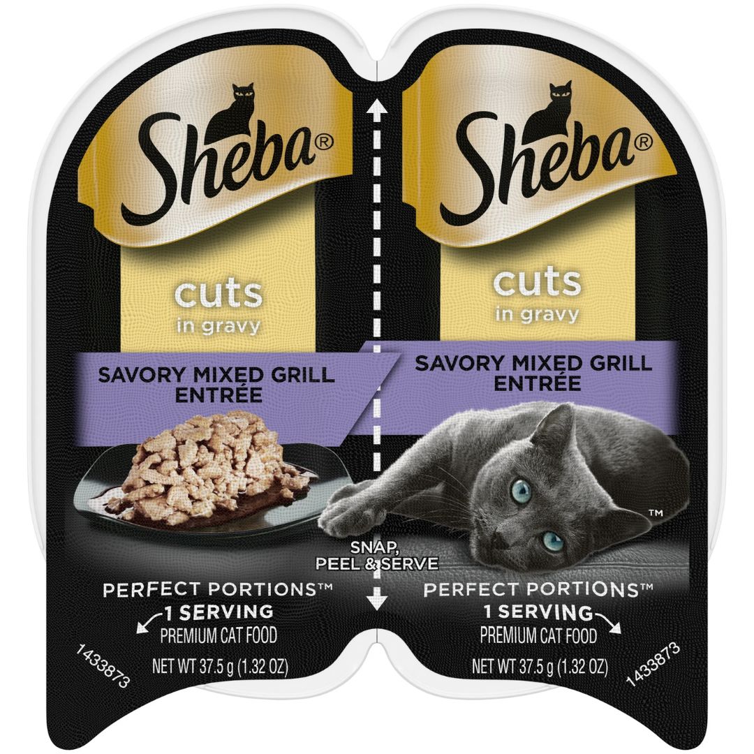 Sheba Perfect Portions Cat Mixed Grill Cuts Wet 2.6oz