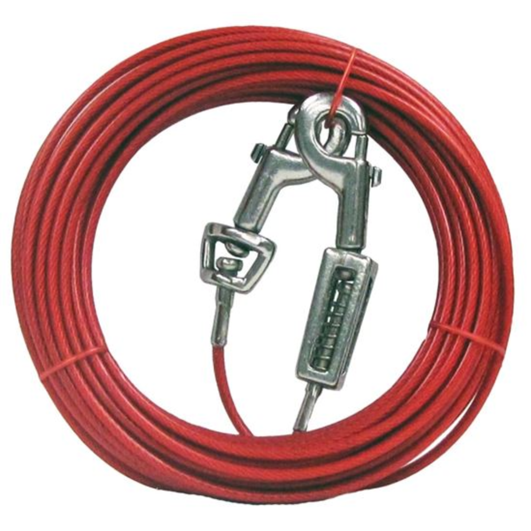 GG Large Dog Tie Out w Spring 20ft