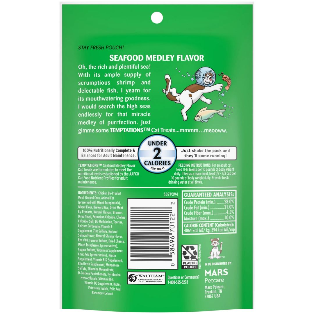 Temptations Seafood Medley 3oz