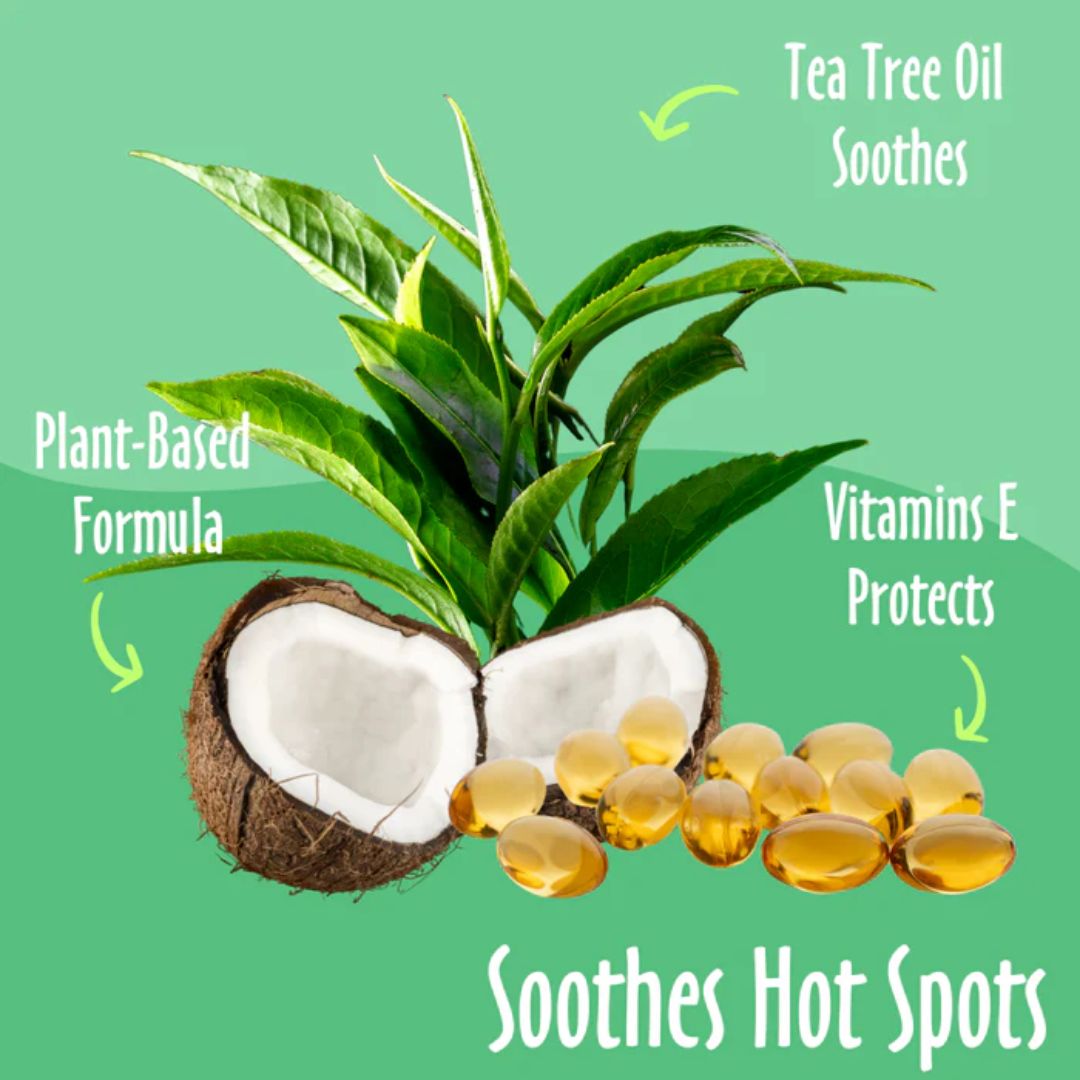 Earthbath Hot Spot Relief Shampoo Tea Tree Oil & Aloe Vera 16oz