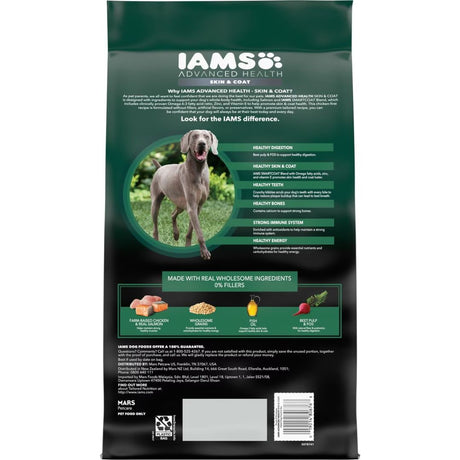 IAMS Advanced Health Skin & Coat Chicken & Salmon Recipe Adult Dry Dog 6#