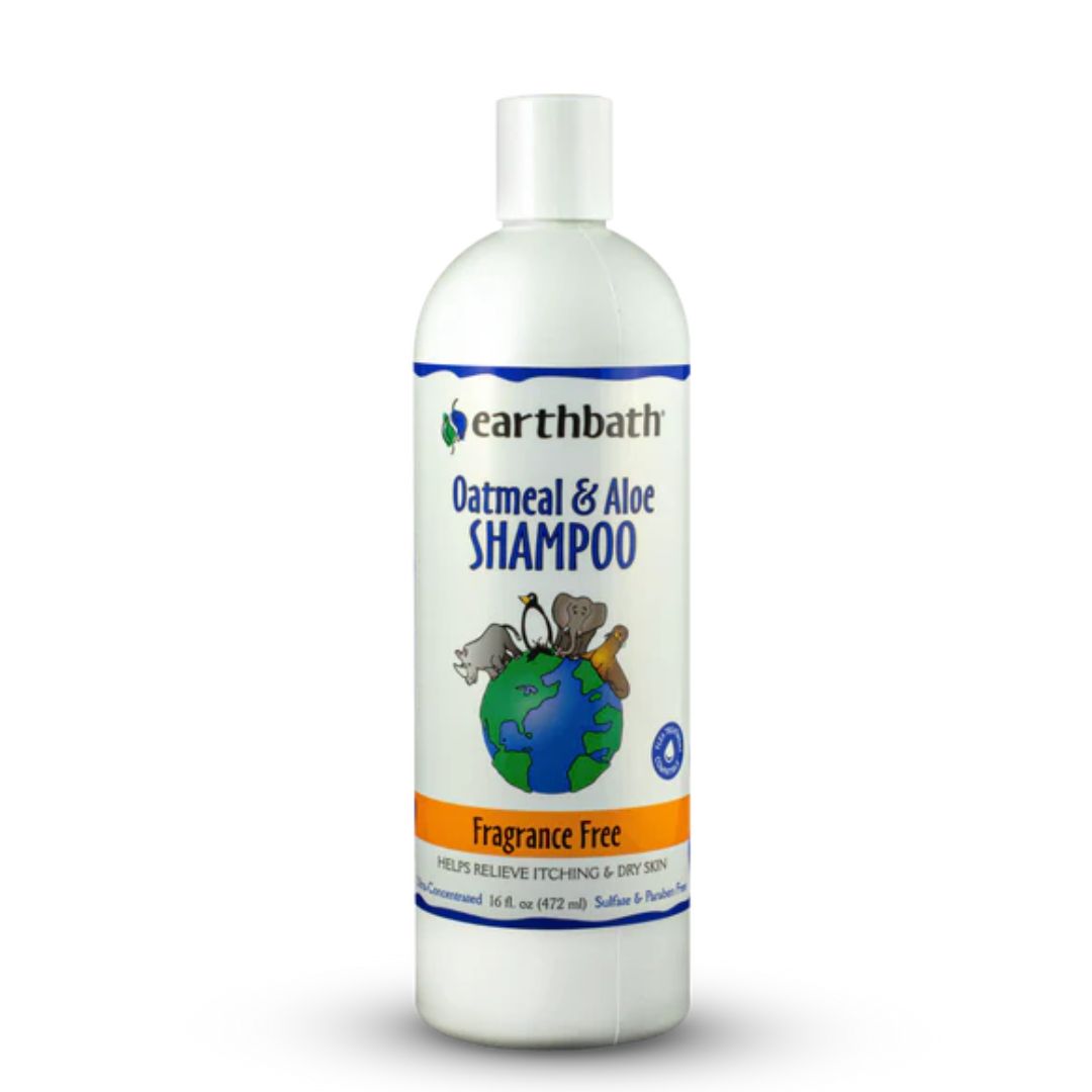 Earthbath Oatmeal & Aloe Shampoo Fragrance Free 16oz