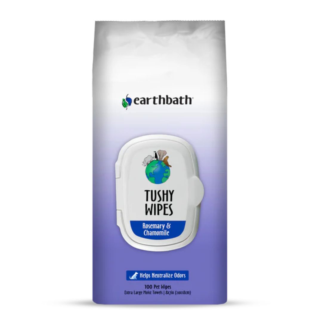Earthbath Tushy Wipes Rosemary and Chamomile 100 ct