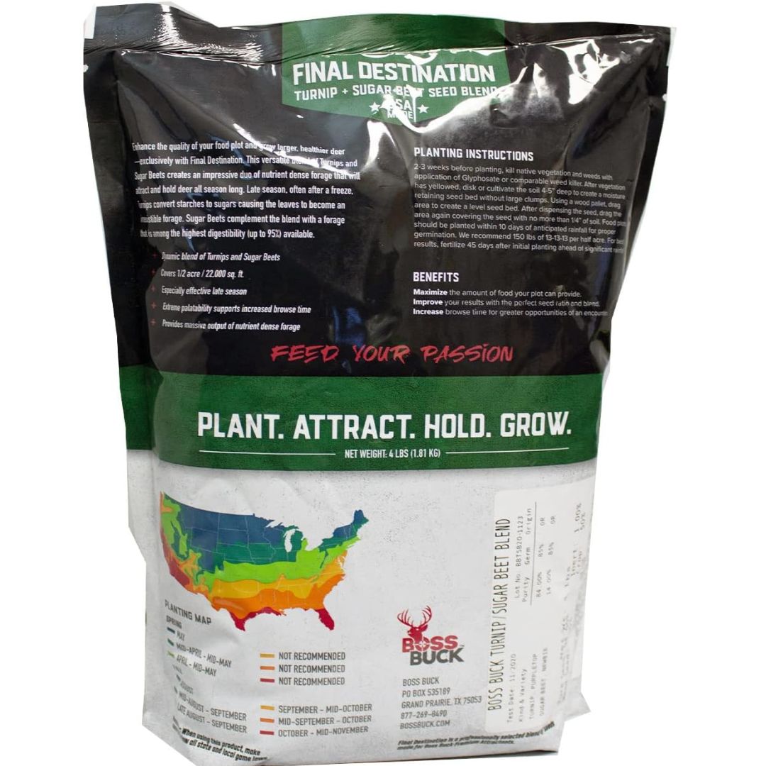 Boss Buck Turnip and Sugarbeet Blend 4lb