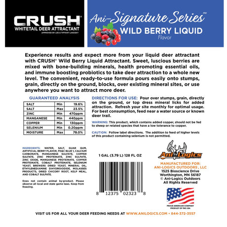 Ani Logics Crush Wild Berry Liquid 1gal