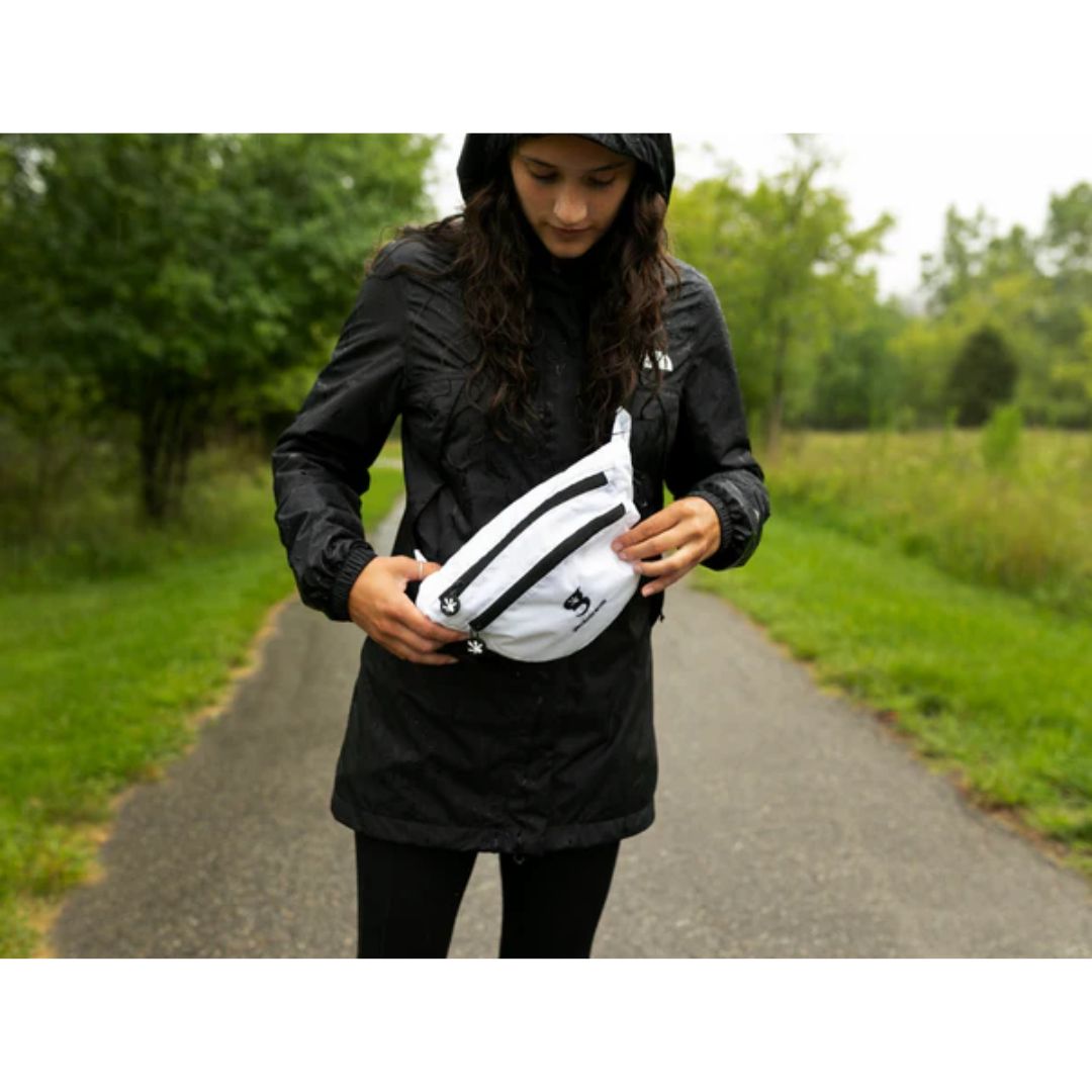 Gecko Waterproof Lightweight Dry Bag Waist Pouch Black/Neon Green