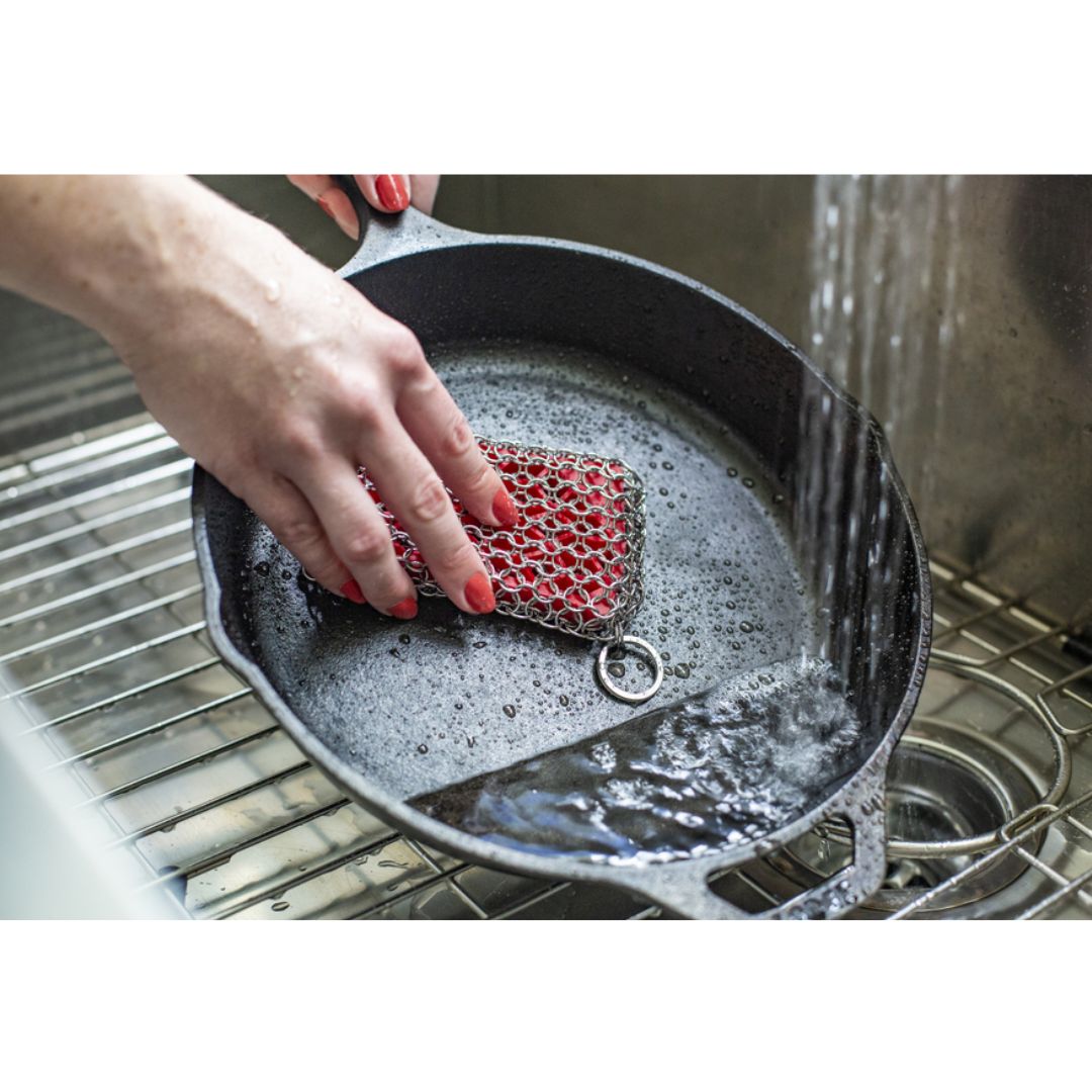 Lodge Red Chainmail Scrubbing Pad