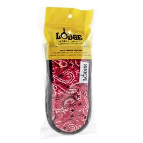 Lodge Set of 2 Red Bandana Hot Handle Holders