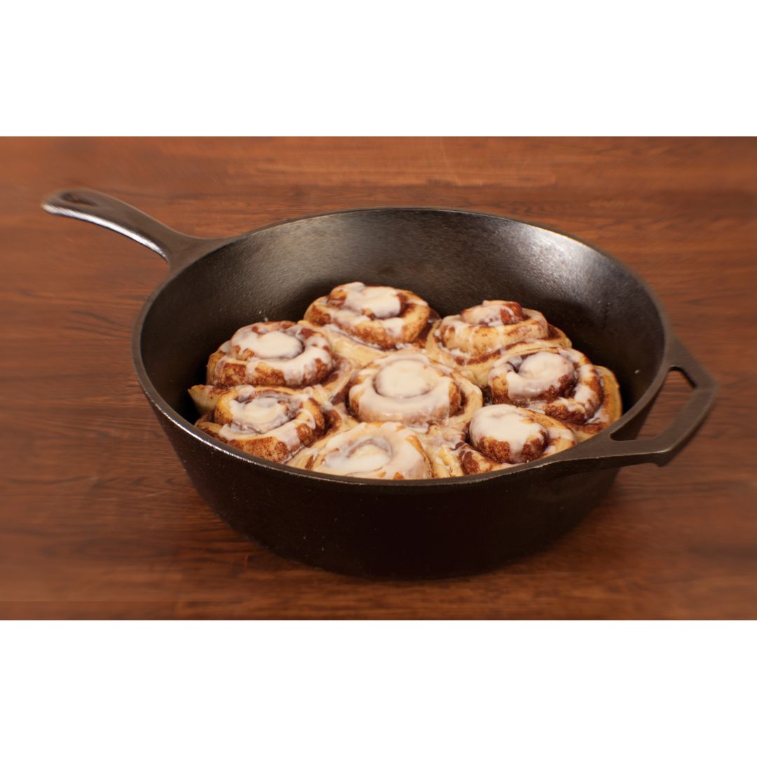 Lodge 12 Inch / 5 Quart Cast Iron Deep Skillet