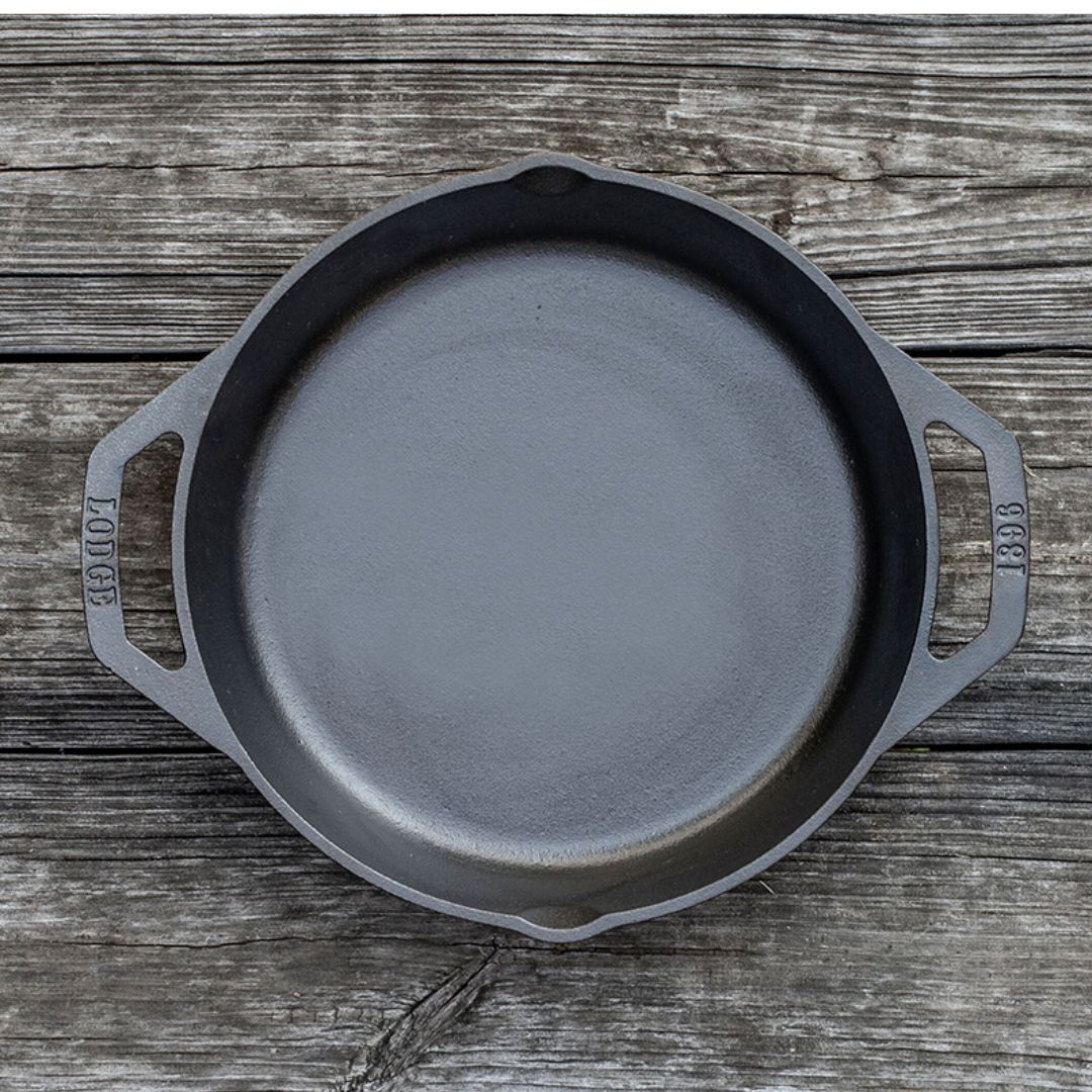 Lodge 12 Inch Cast Iron Dual Handle Pan
