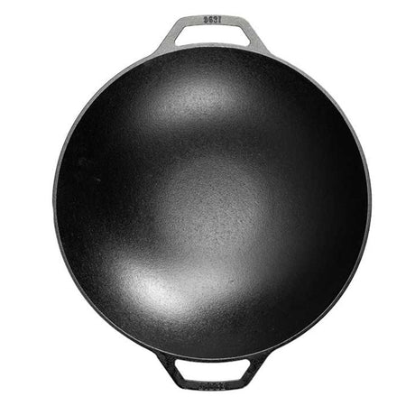 Lodge 14 Inch Seasoned Cast Iron Wok