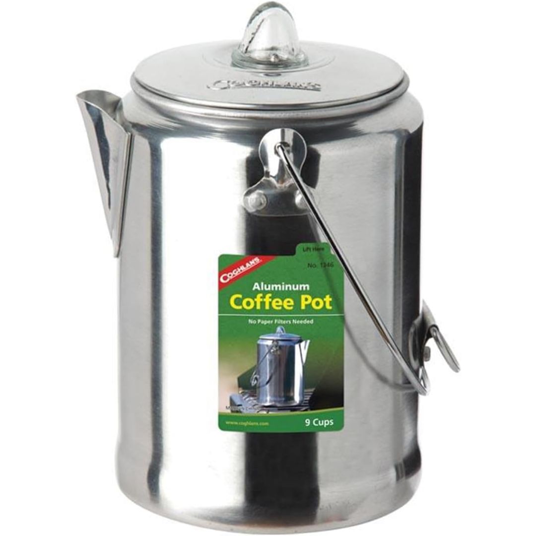 Coghlan's Aluminum Coffee Pot - 9 Cup