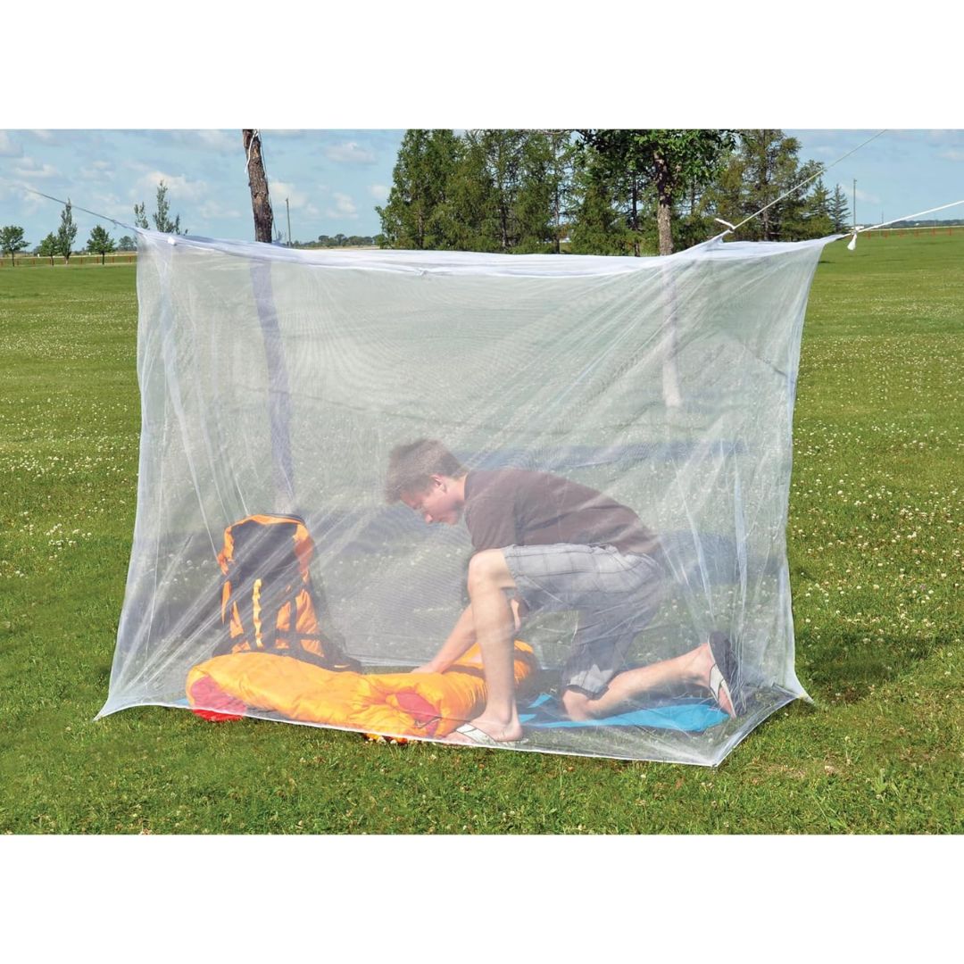 Rectangular Mosquito Net - White