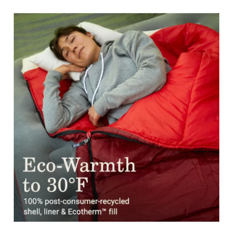Coleman Flatlands 30F Sleeping Bag Mahogany C001