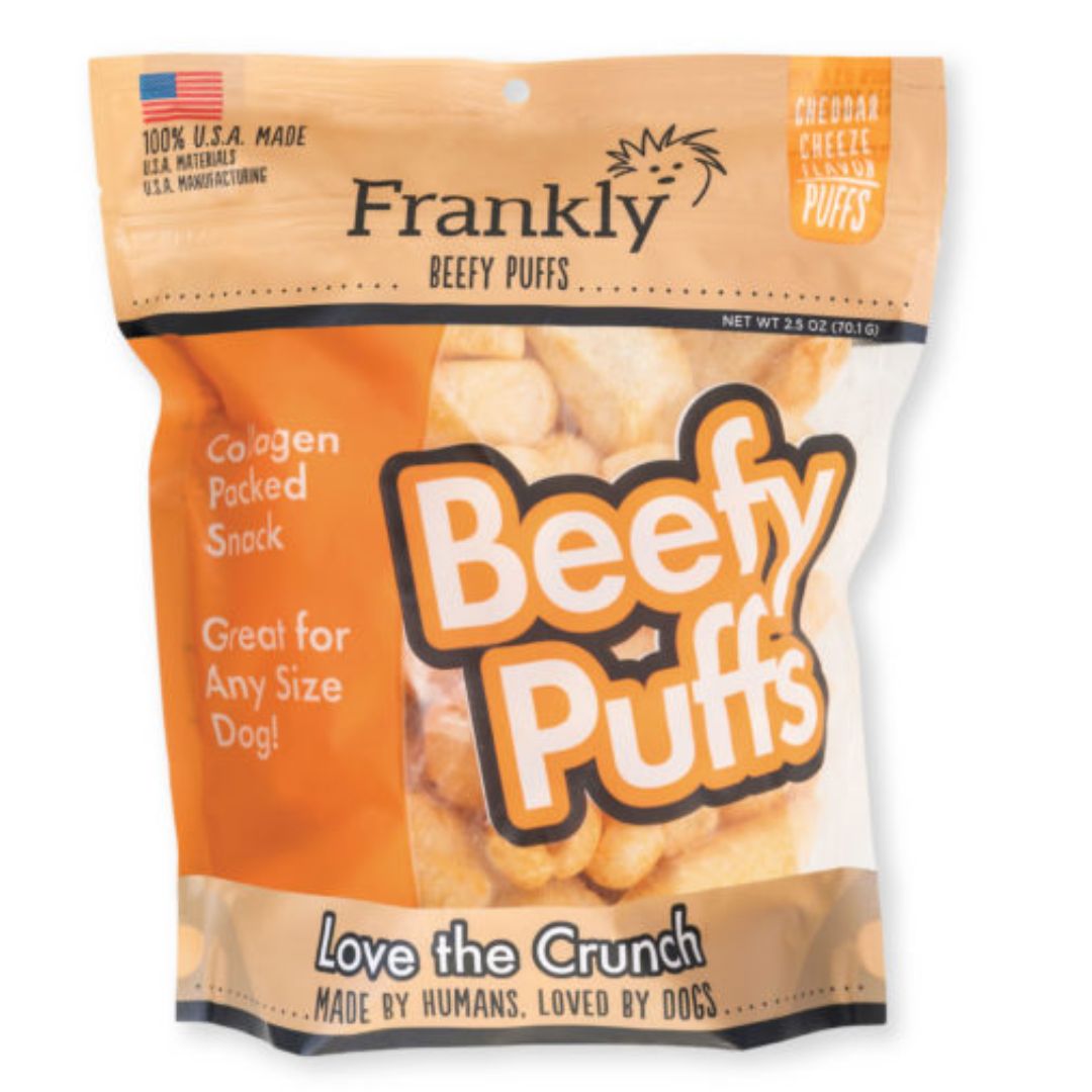 Frankly Pet Beefy Puff Cheeze 2.5oz