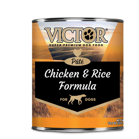 Victor Pâté Wet Dog Food or Topper - Can 13.2oz
