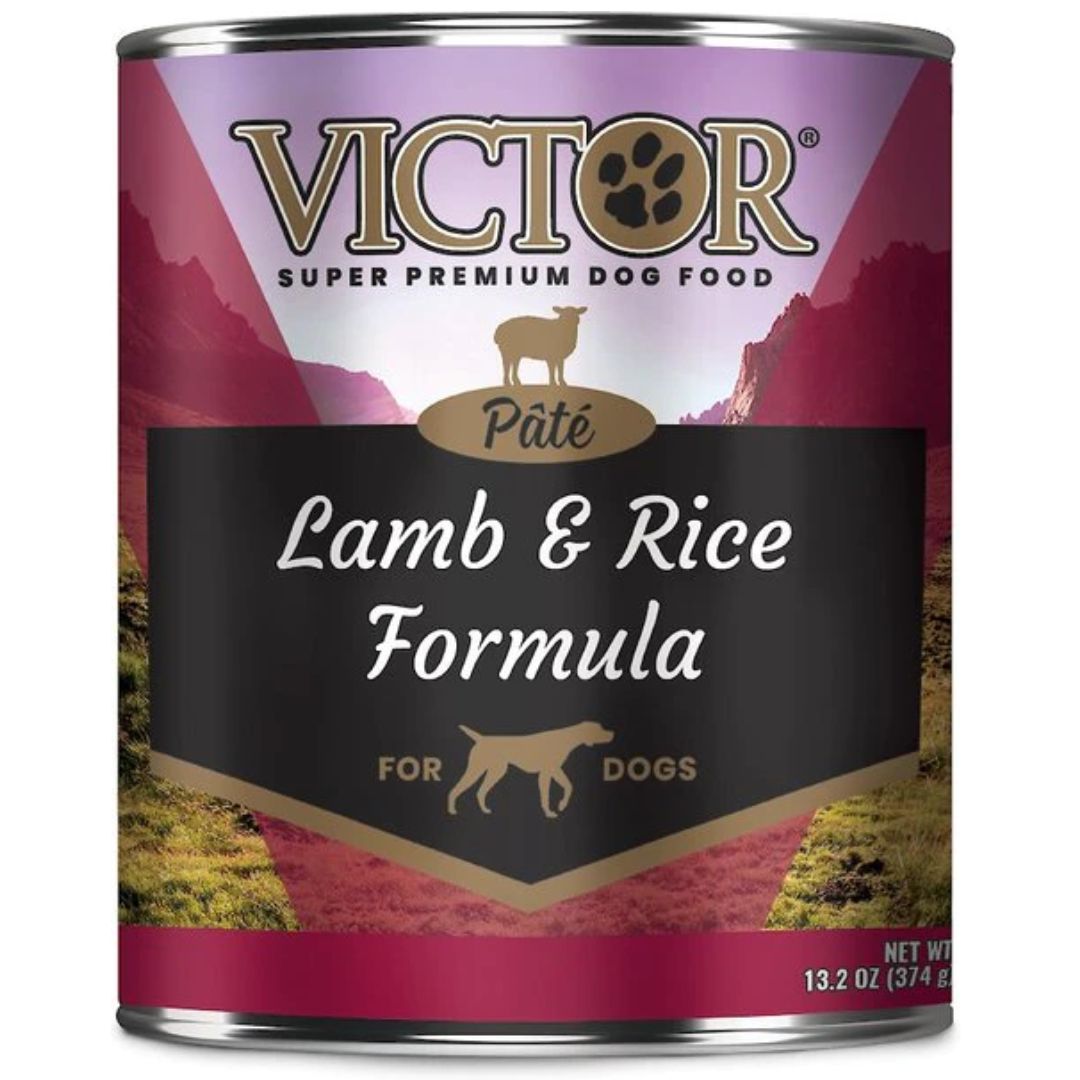 Victor Pâté Wet Dog Food or Topper - Can 13.2oz