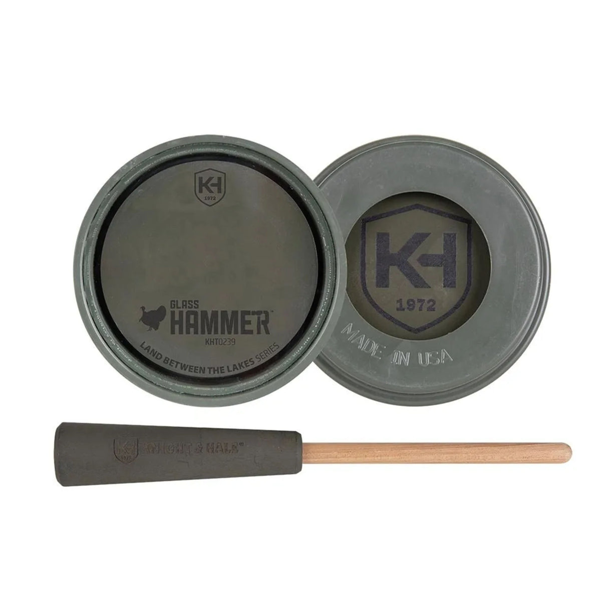 Knight & Hale Glass Hammer Pot Call - LBL Series KHT0239