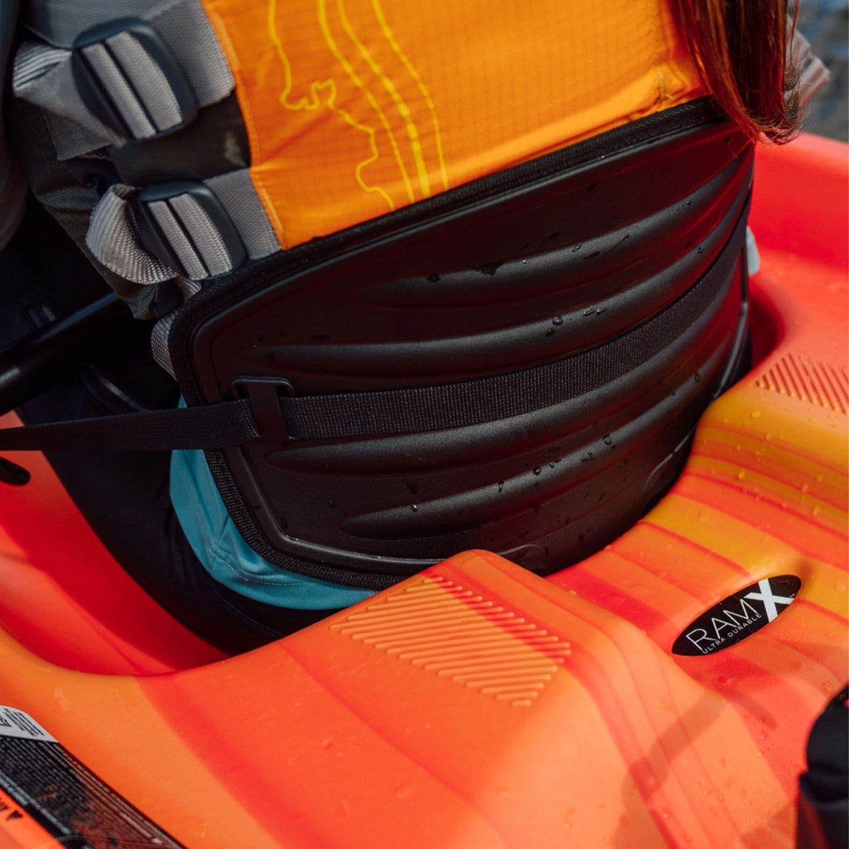 Sentinel 100 Kayak - Fade Fireman Red Yellow/White -# 22