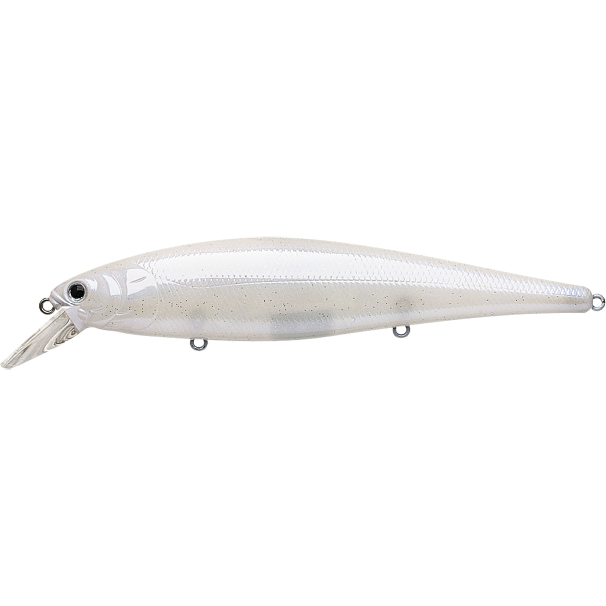 Lucky Craft U.S.A. Pointer 128 SP Pearl Flake White 5"