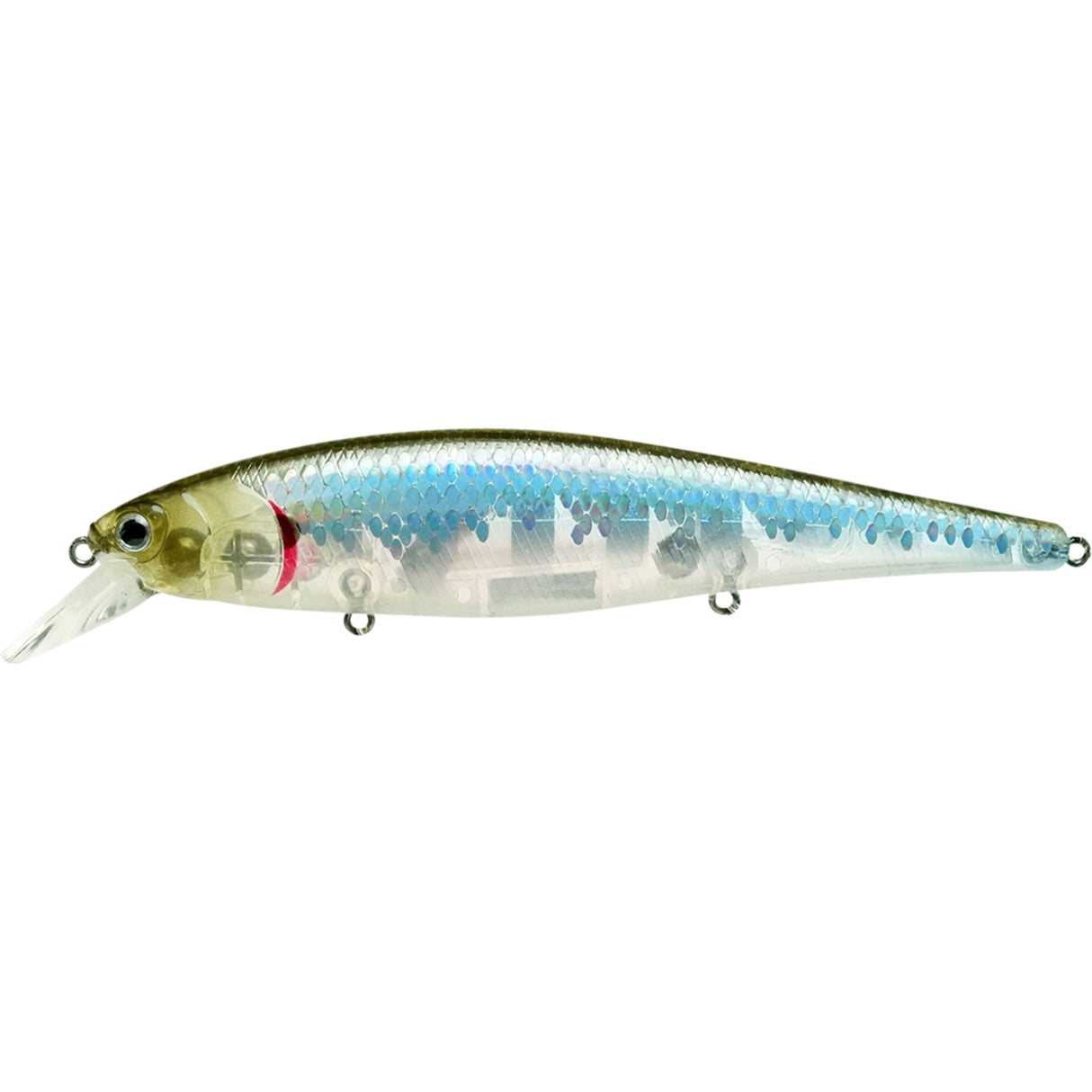 Lucky Craft U.S.A. Pointer 128 SP Zebra MS Ghost Minnow 5"