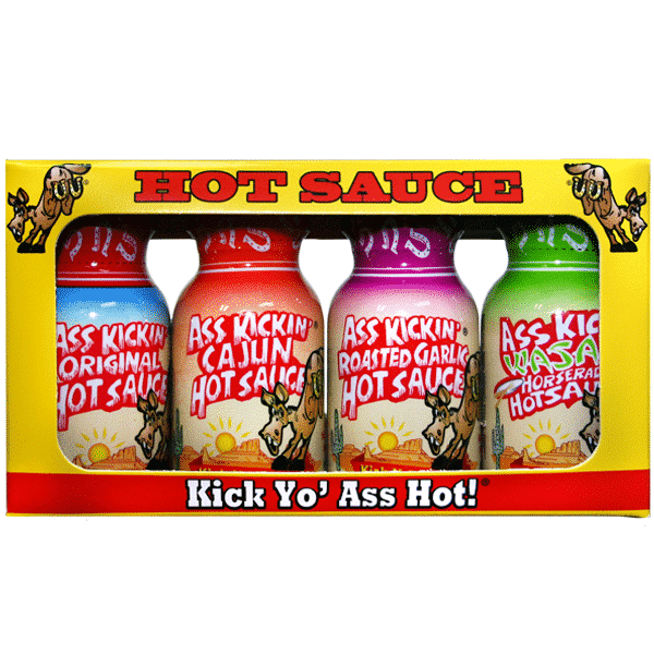 Ass Kickin' Kick Yo' Ass Hot! Travel Size - 4 Pack