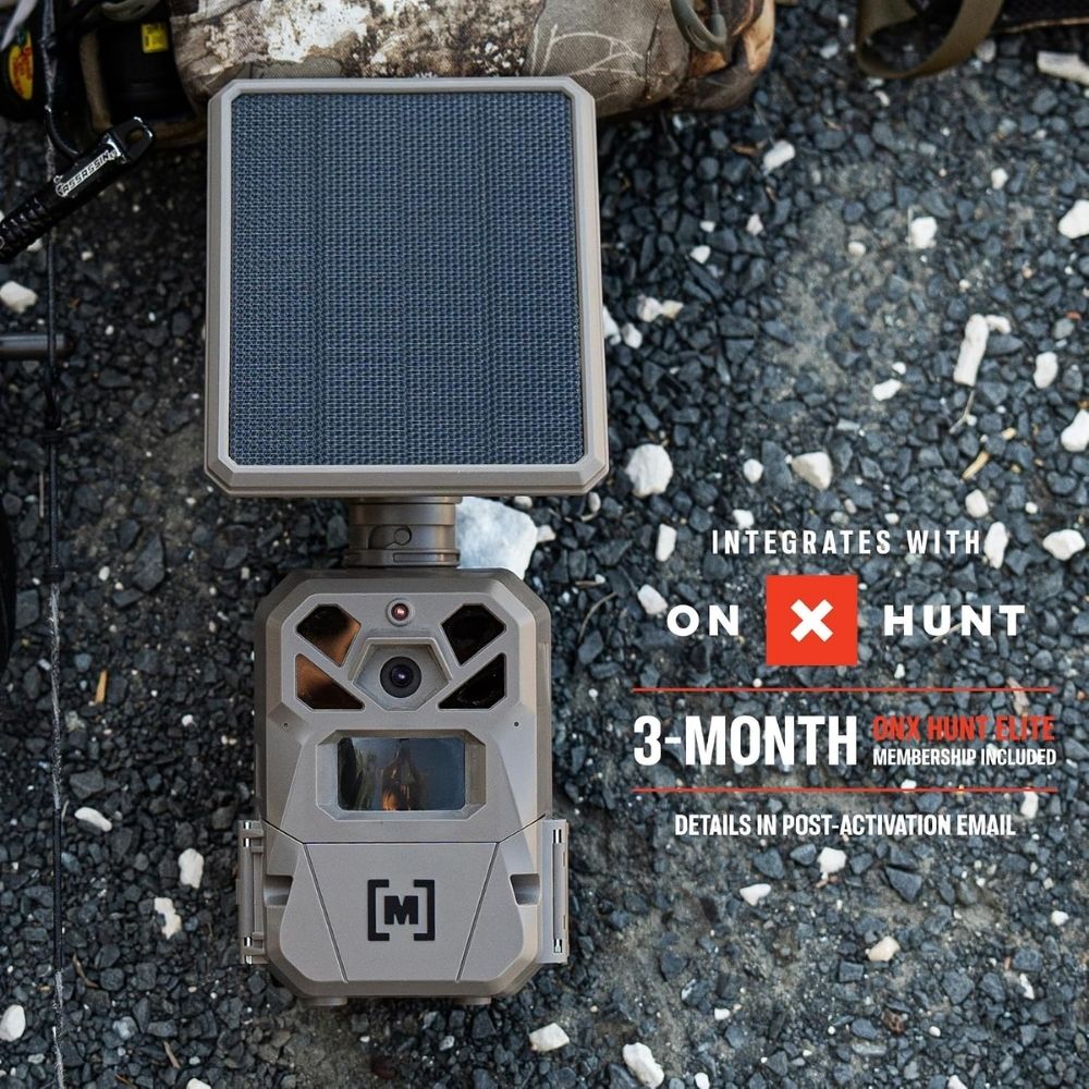 Moultrie Edge Solar Cellular Trail Camera - Integrated Solar, 40MP